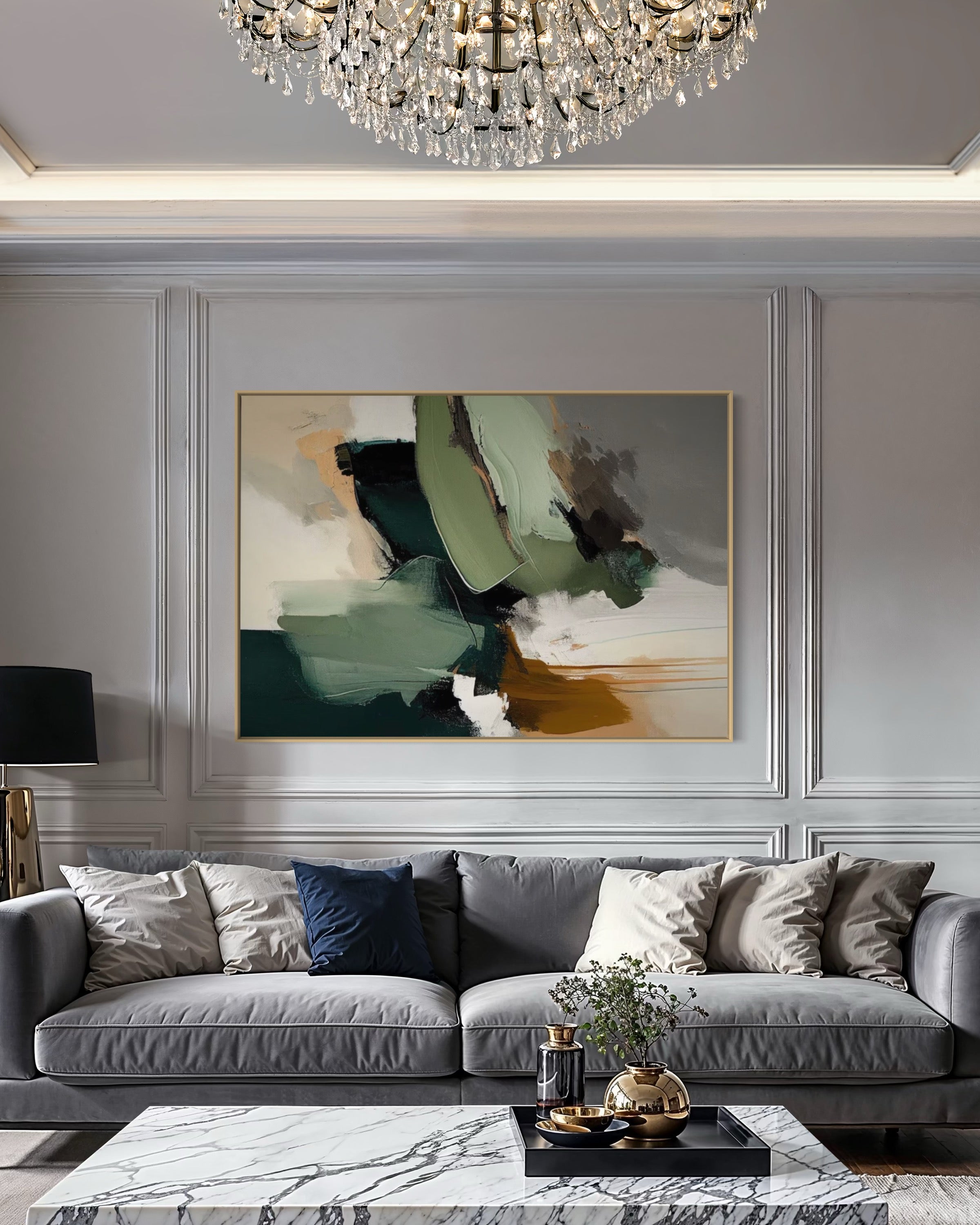 Cuadro Abstracto 'Element' – Óleo sobre lienzo