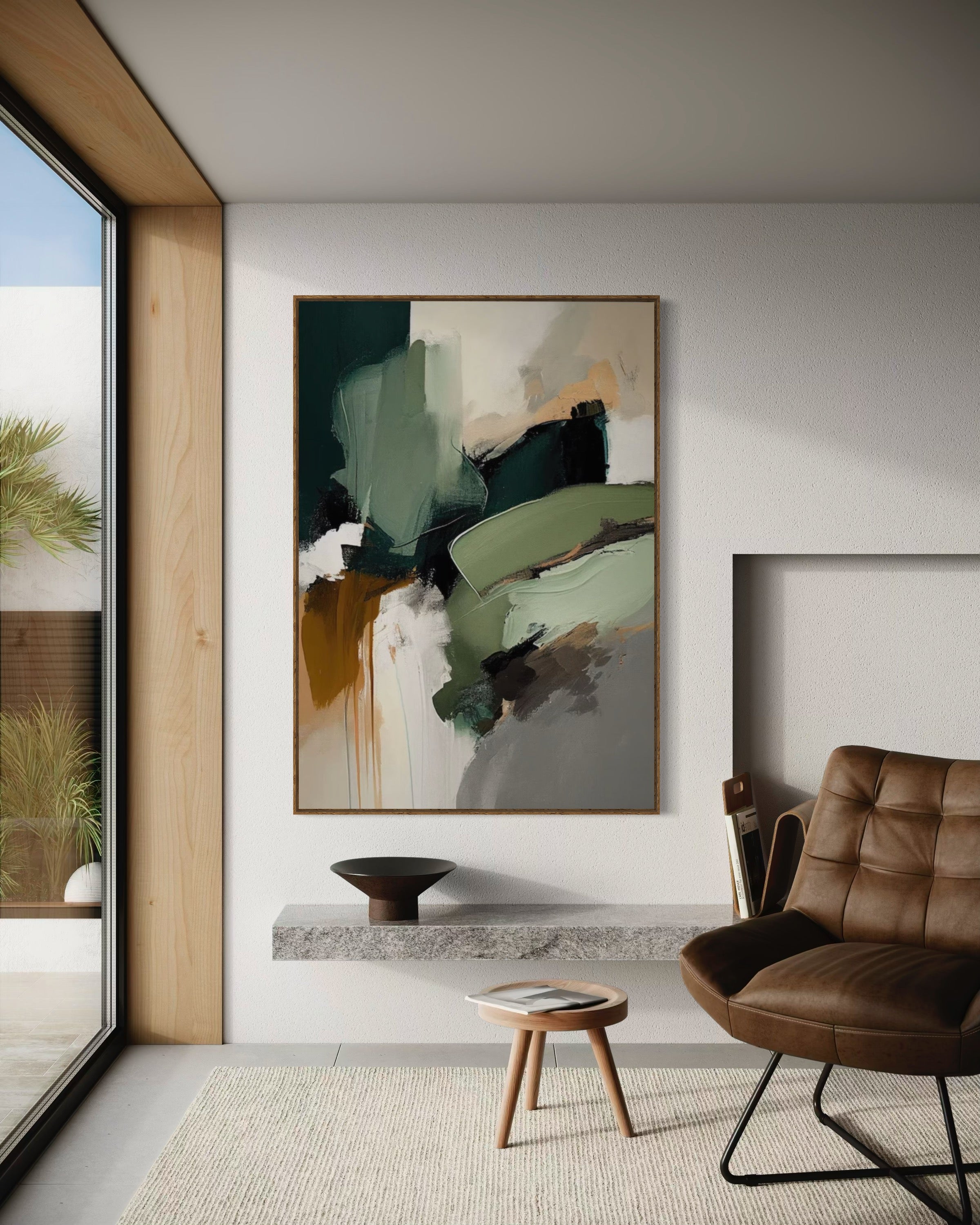 Cuadro Abstracto 'Element' – Óleo sobre lienzo