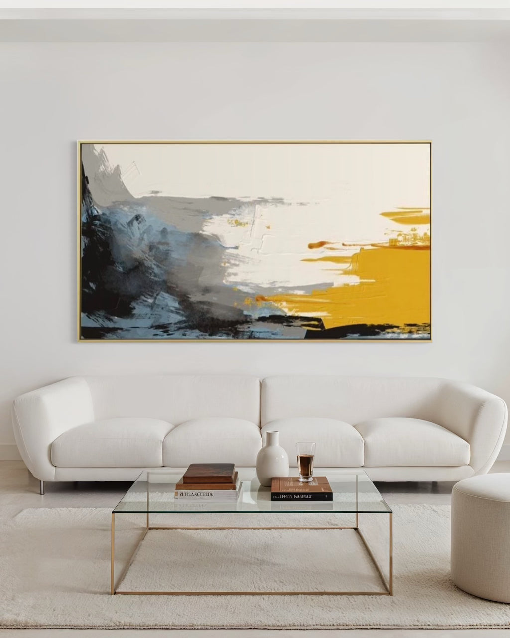 Cuadro abstracto 'Horizon' – Óleo sobre lienzo