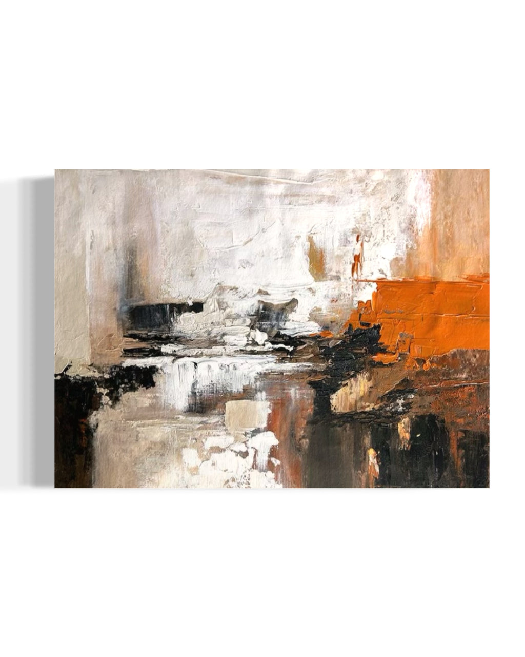 Cuadro abstracto 'Erosion' – Óleo sobre lienzo
