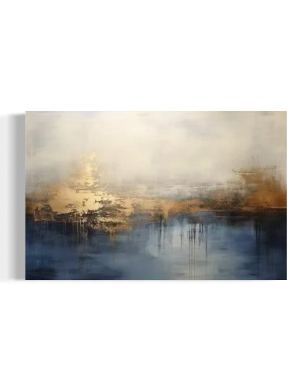 Cuadro abstracto 'Quiet' – Óleo sobre lienzo