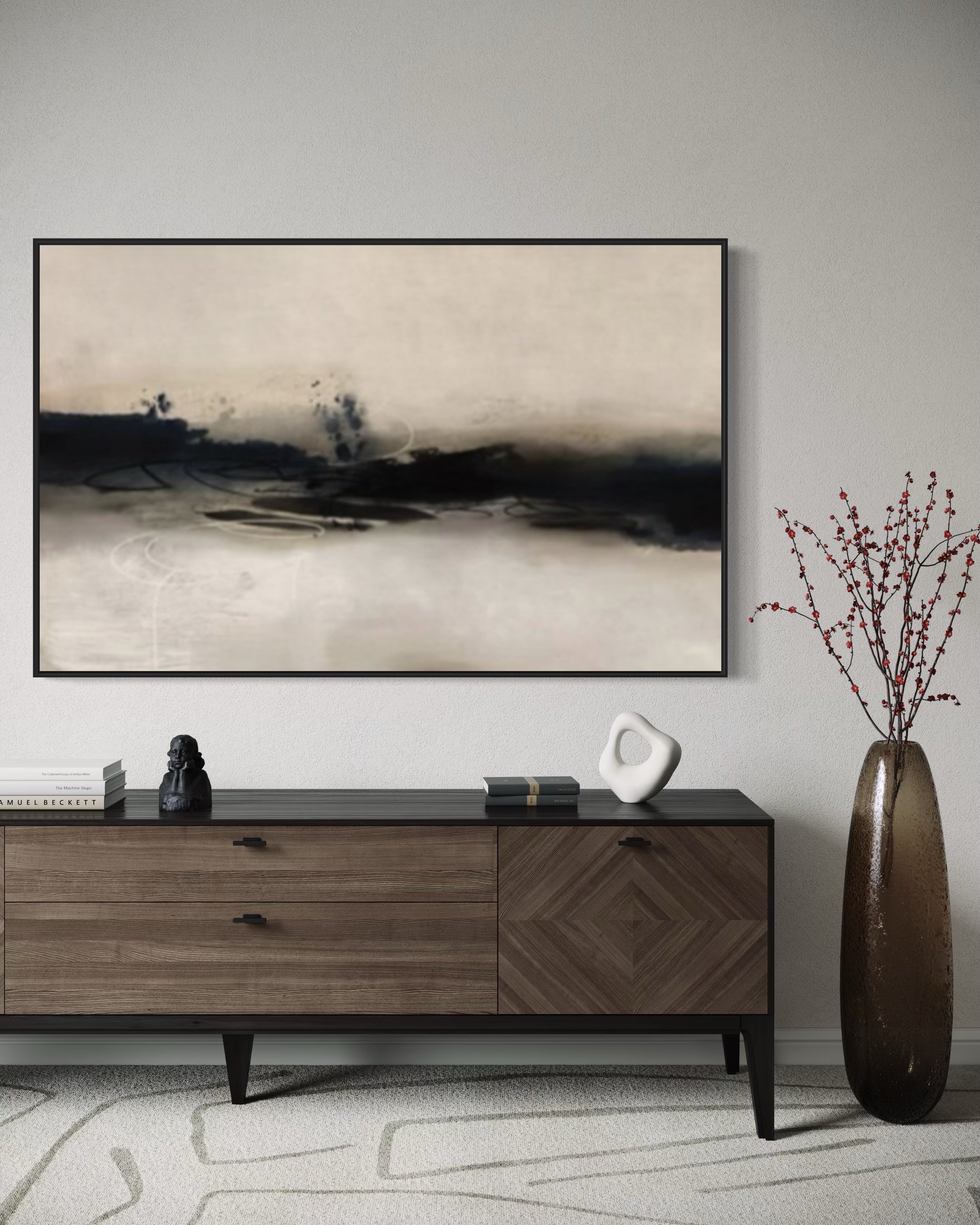 Cuadro abstracto 'Ethereal' – Óleo sobre lienzo