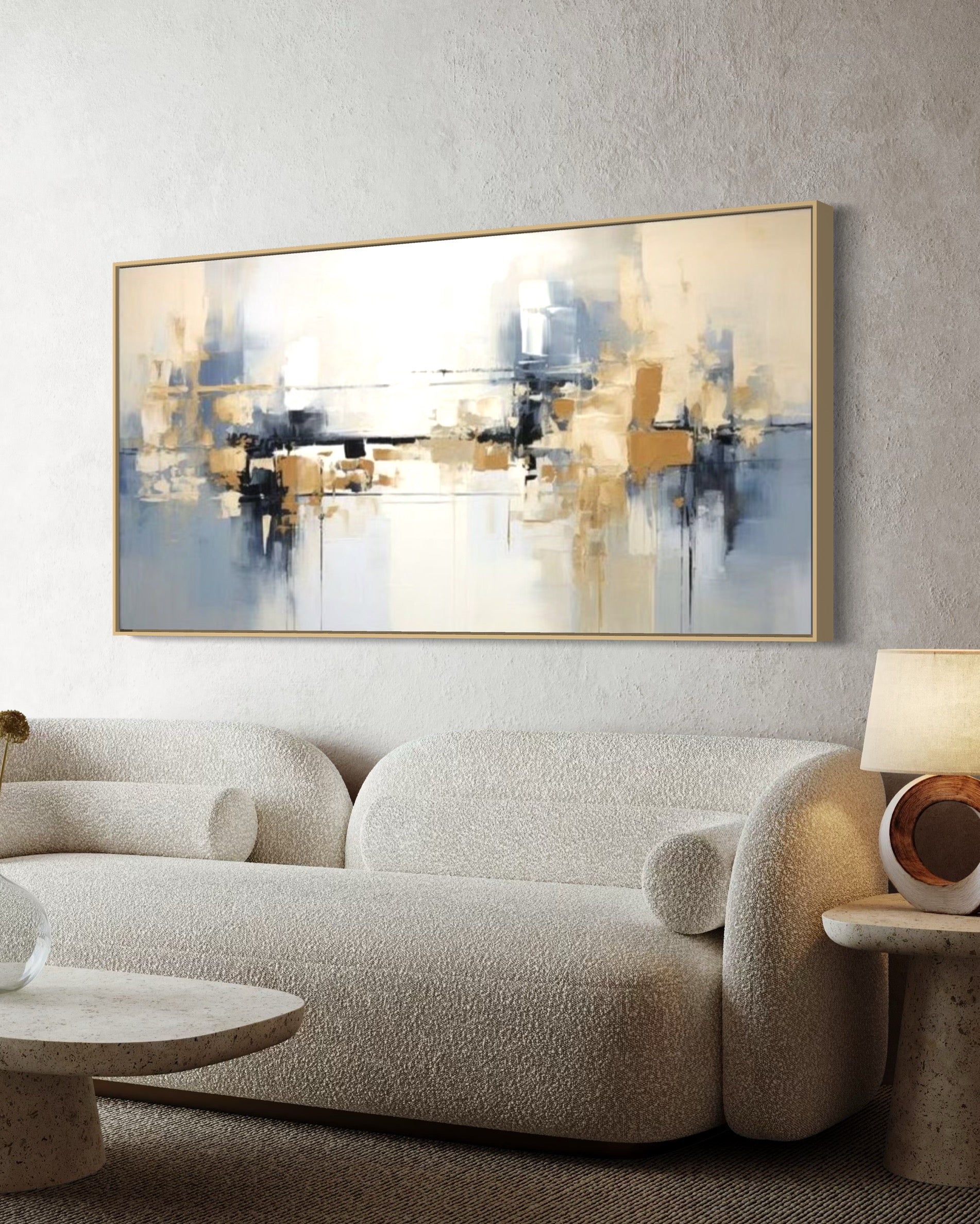 Cuadro abstracto 'Tidal' – Óleo sobre lienzo