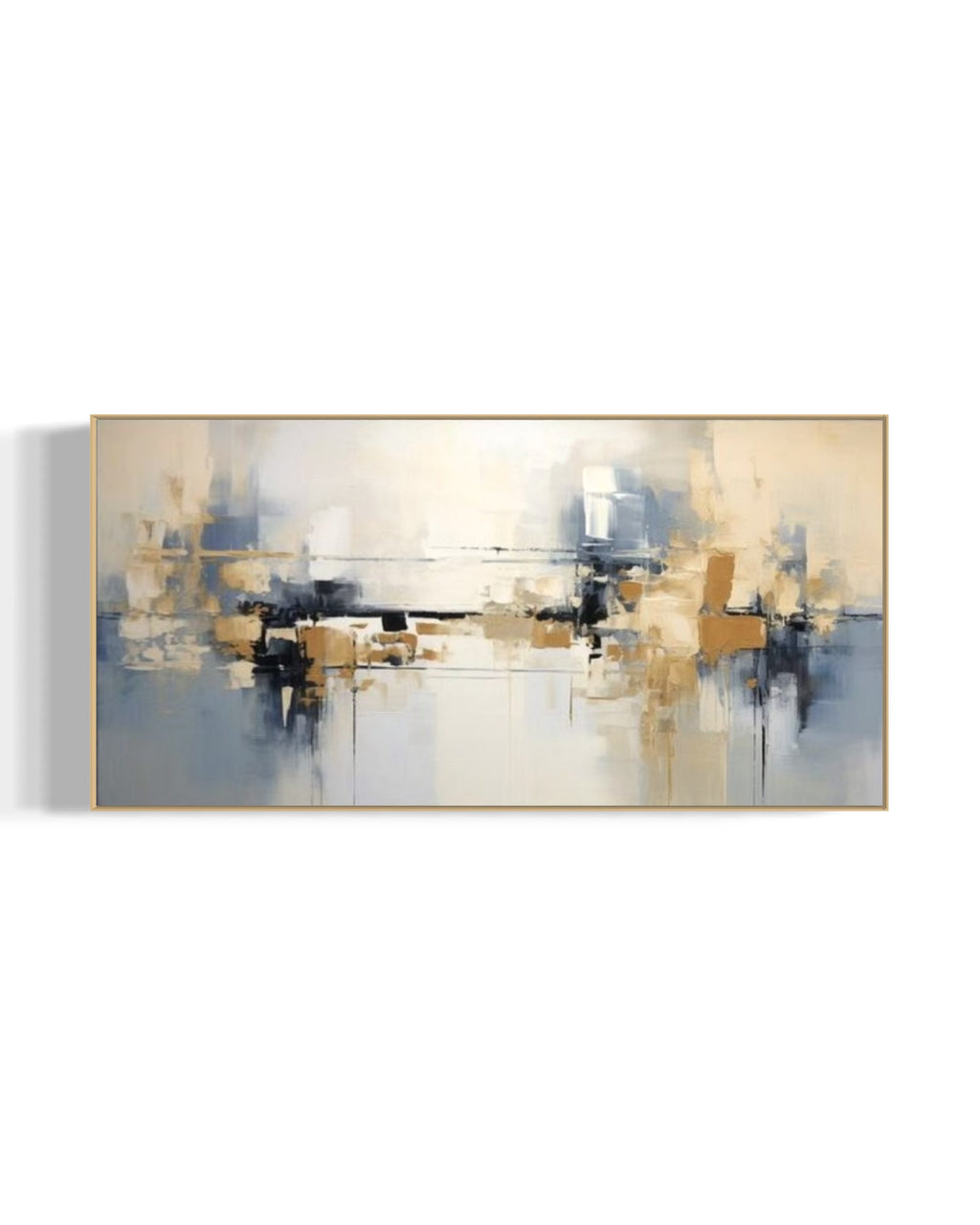 Cuadro abstracto 'Tidal' – Óleo sobre lienzo