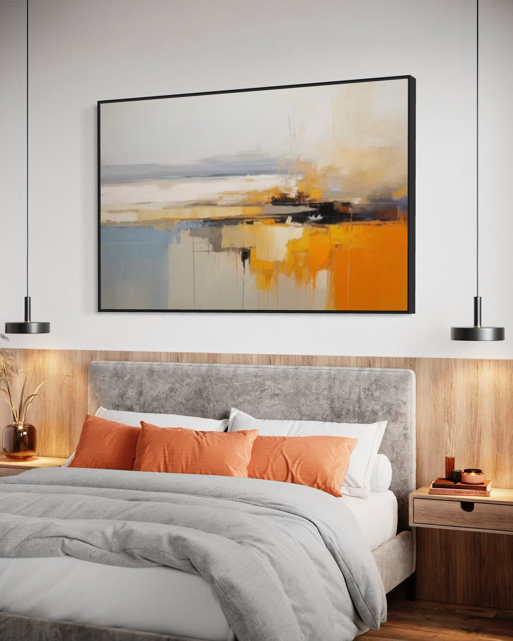 Cuadro abstracto 'Dissonance' – Óleo sobre lienzo moderno