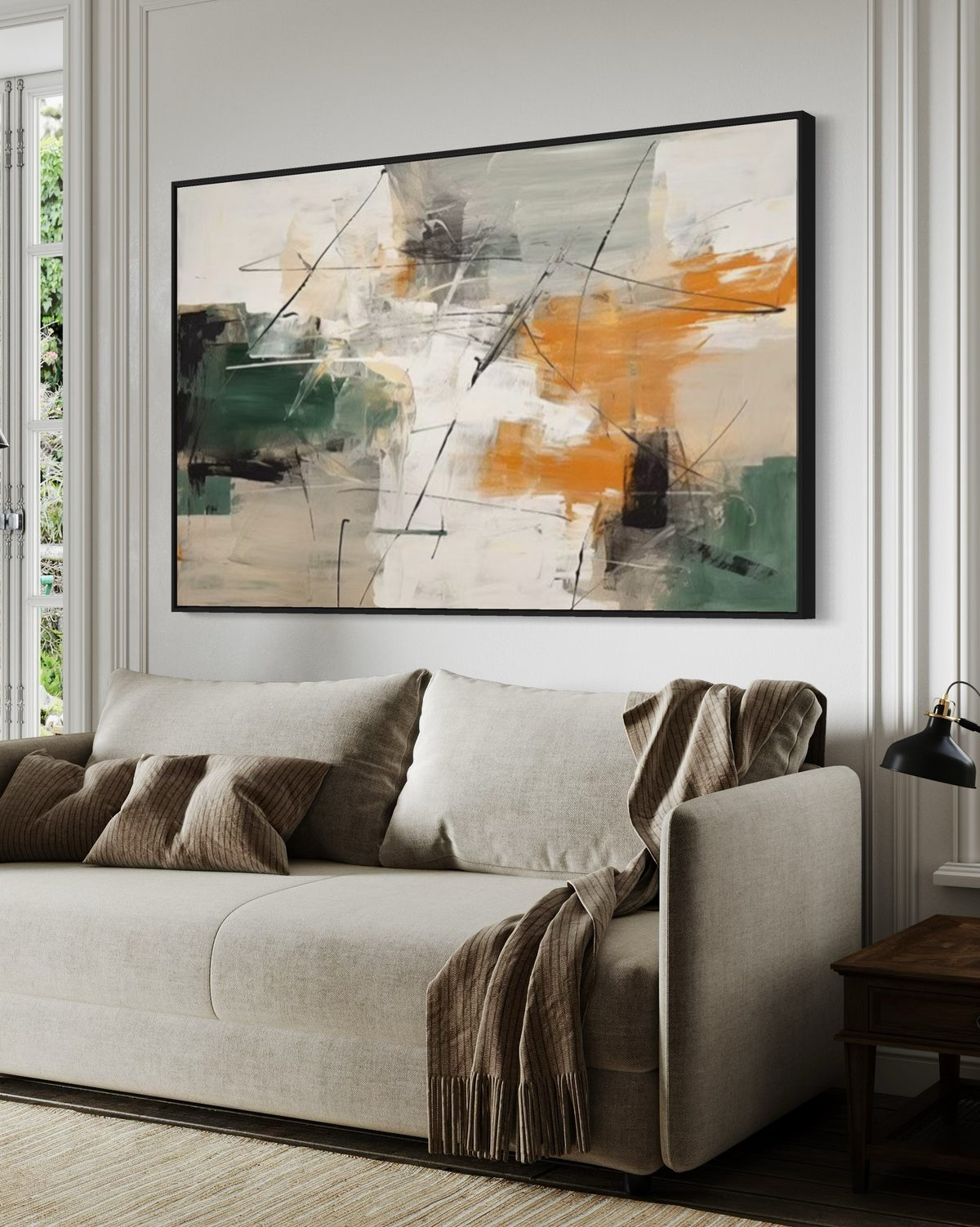 Cuadro abstracto 'Vestige' – Óleo sobre lienzo