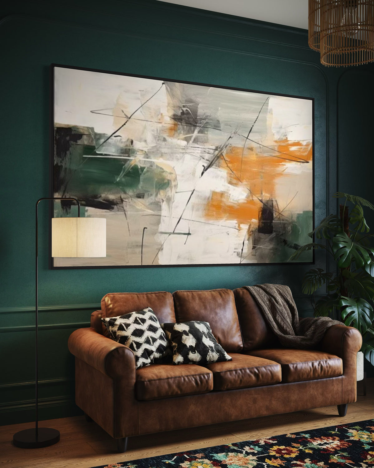 Cuadro abstracto 'Vestige' – Óleo sobre lienzo