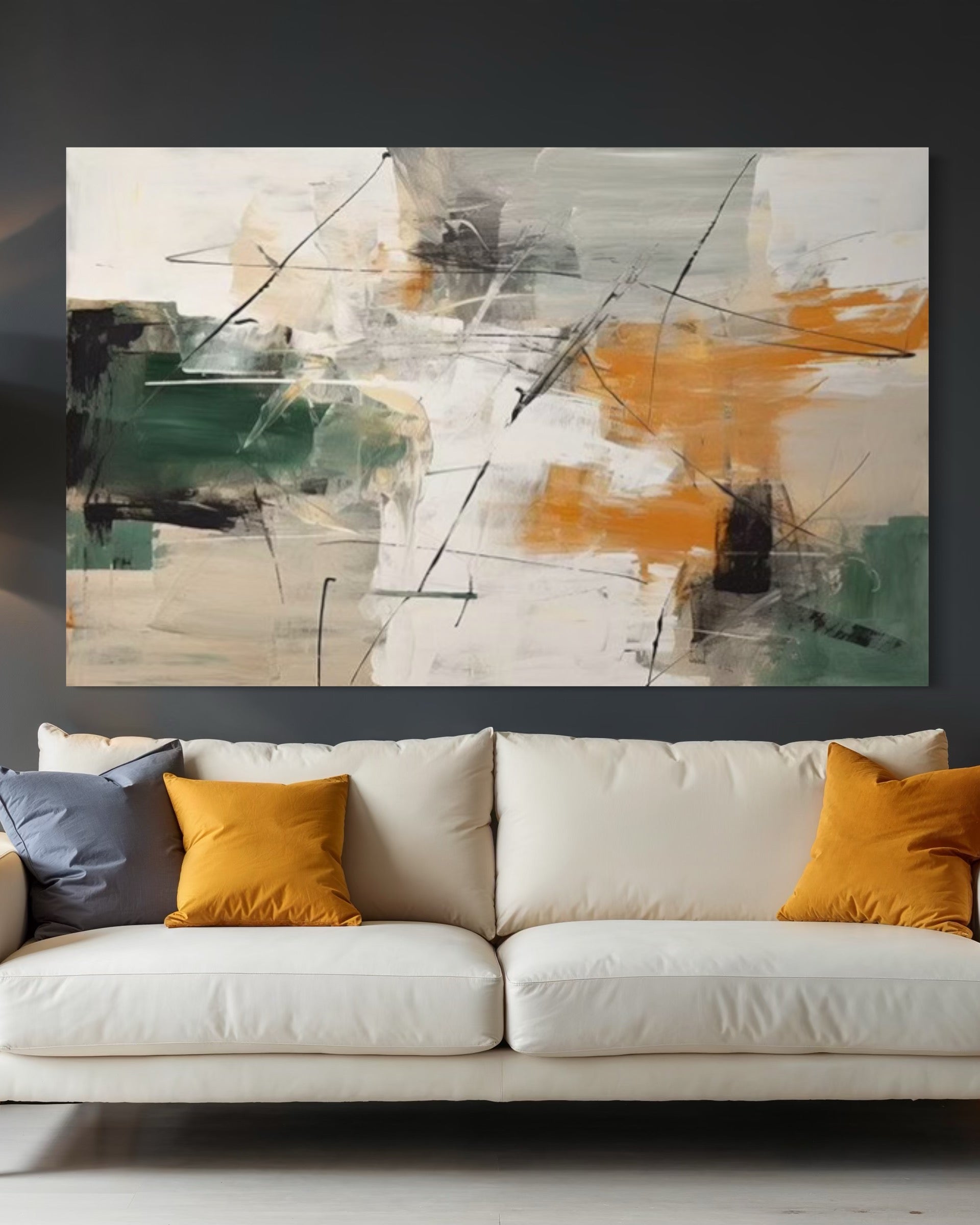 Cuadro abstracto 'Vestige' – Óleo sobre lienzo