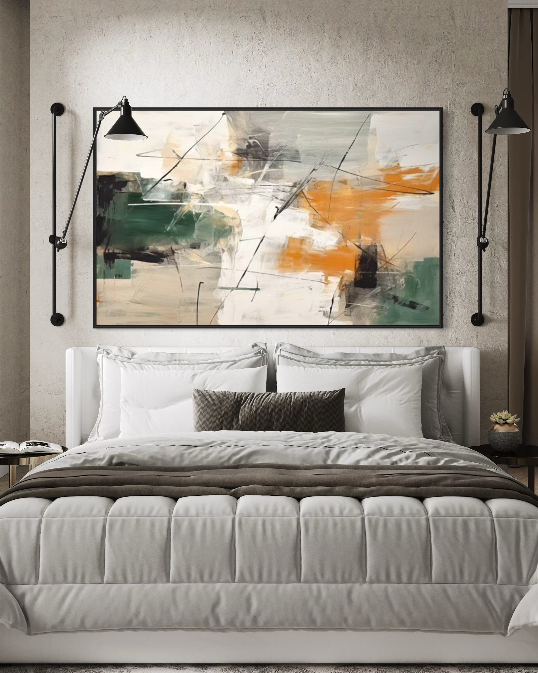 Cuadro abstracto 'Vestige' – Óleo sobre lienzo