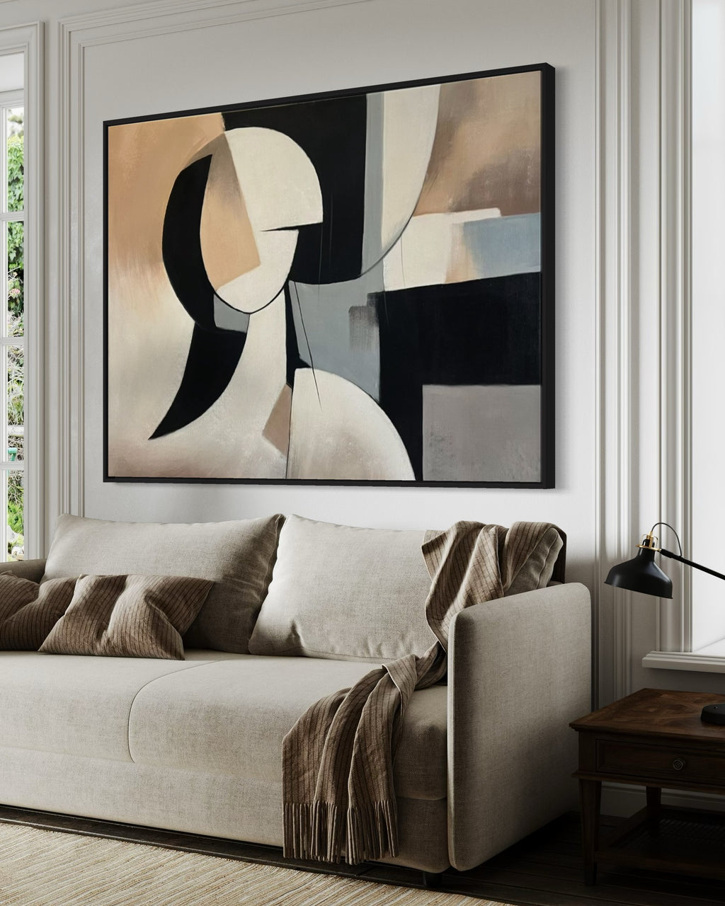 Cuadro abstracto 'Noble' – Óleo sobre lienzo