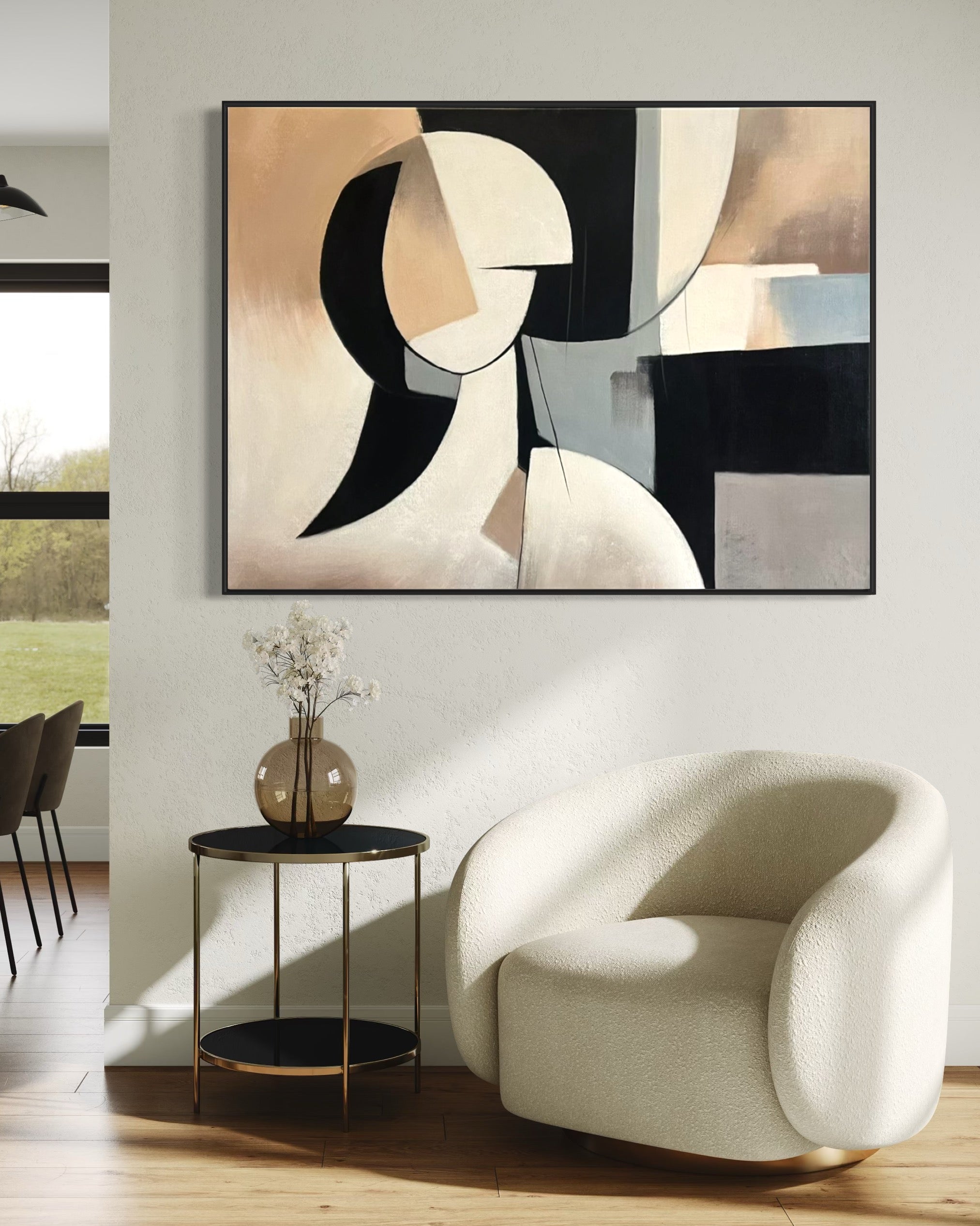 Cuadro abstracto 'Noble' – Óleo sobre lienzo