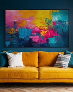 Cuadro abstracto 'Pulsewave' – Óleo sobre lienzo