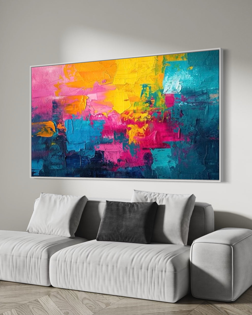 Cuadro abstracto 'Pulsewave' – Óleo sobre lienzo