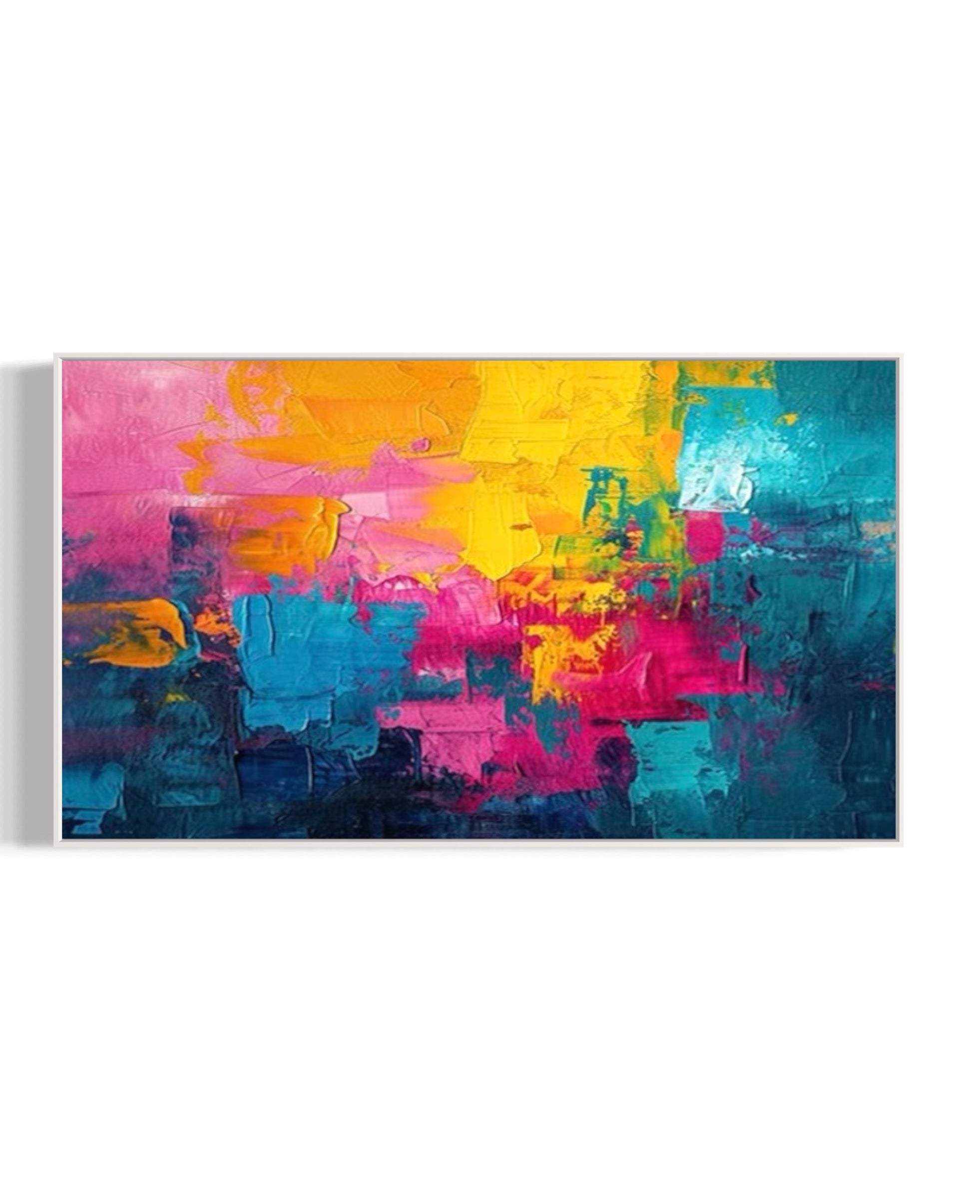 Cuadro abstracto 'Pulsewave' – Óleo sobre lienzo