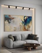 Cuadro abstracto 'Linen' – Óleo sobre lienzo