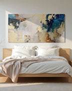 Cuadro abstracto 'Linen' – Óleo sobre lienzo
