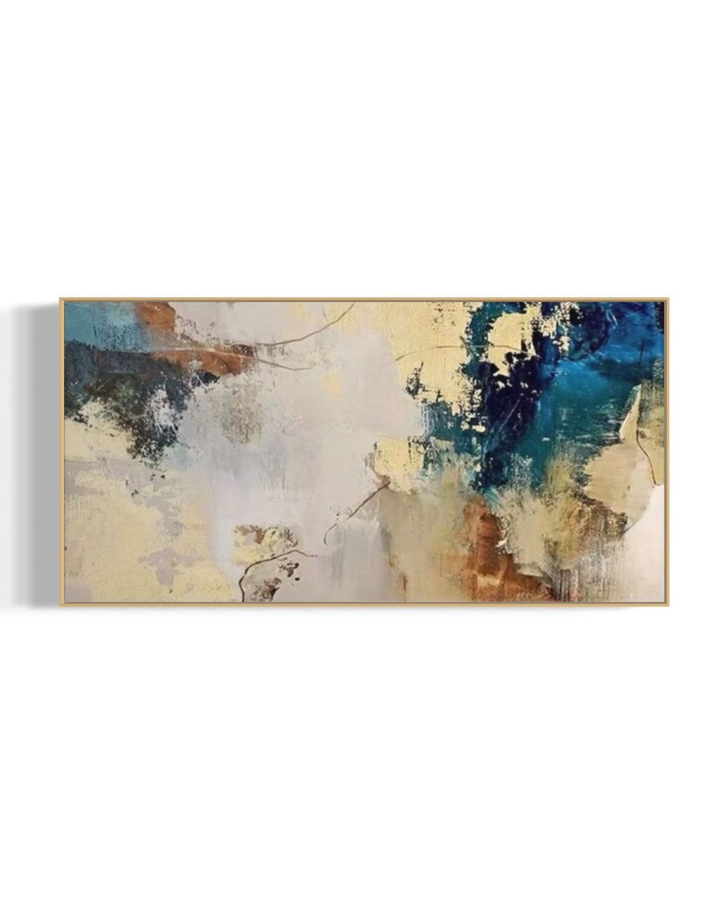 Cuadro abstracto 'Linen' – Óleo sobre lienzo