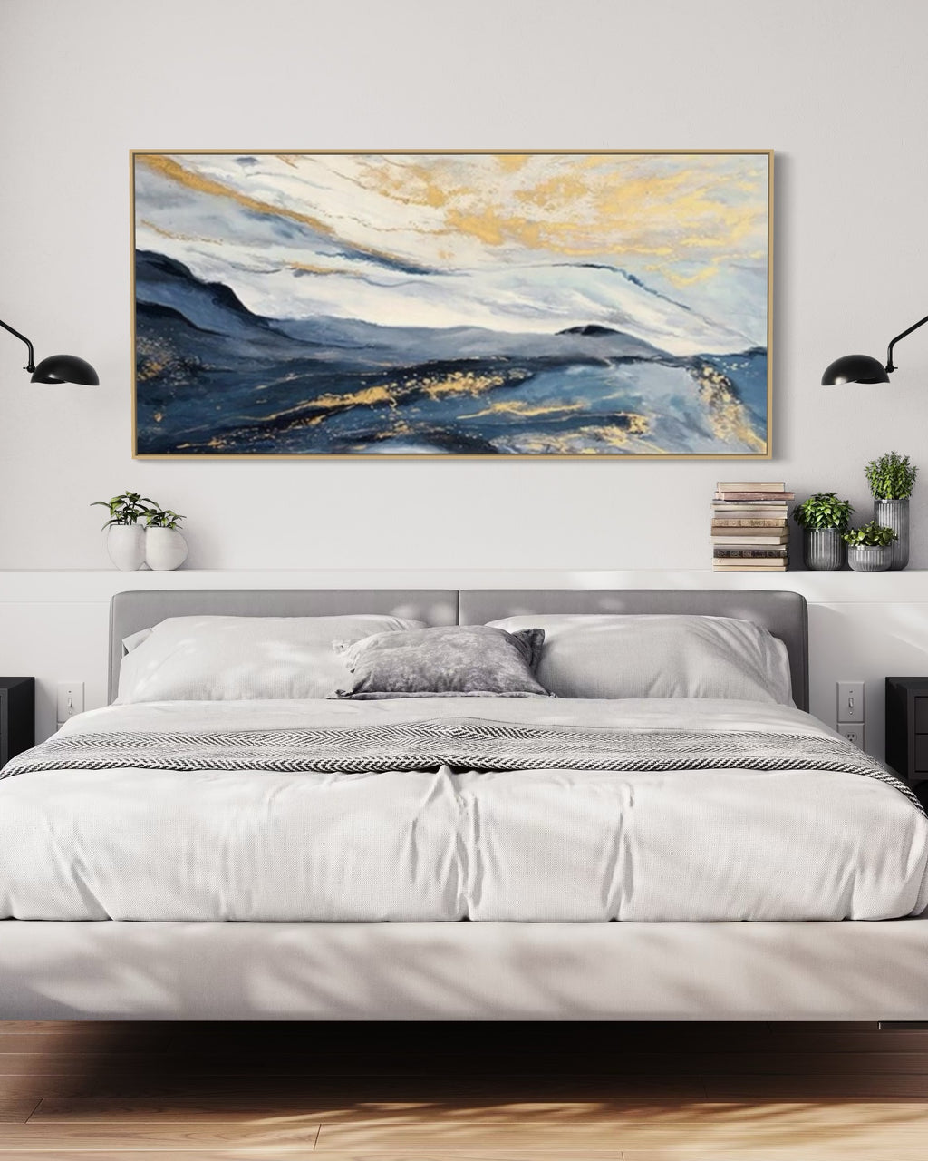 Cuadro abstracto 'Stillpoint' – Óleo sobre lienzo