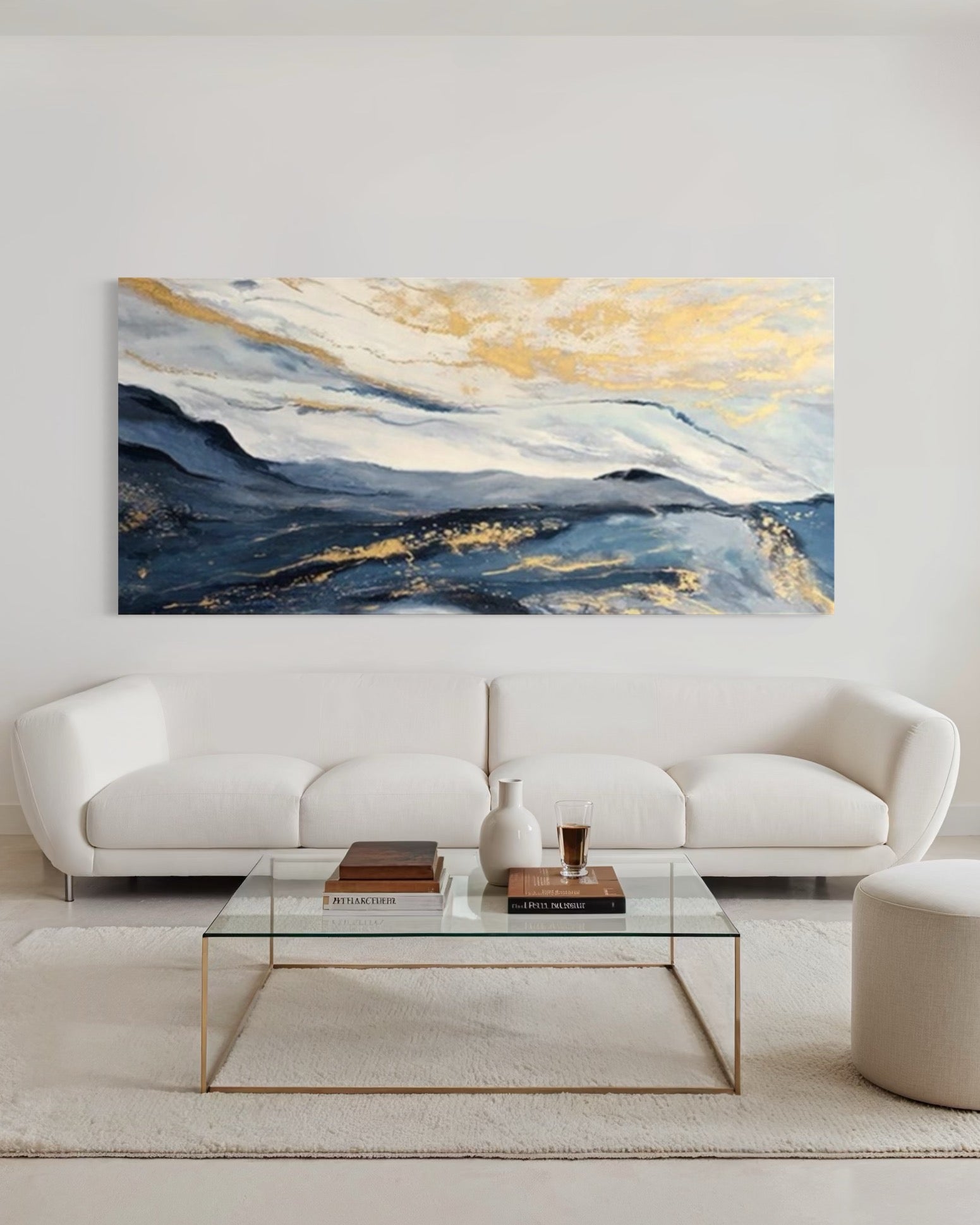 Cuadro abstracto 'Stillpoint' – Óleo sobre lienzo