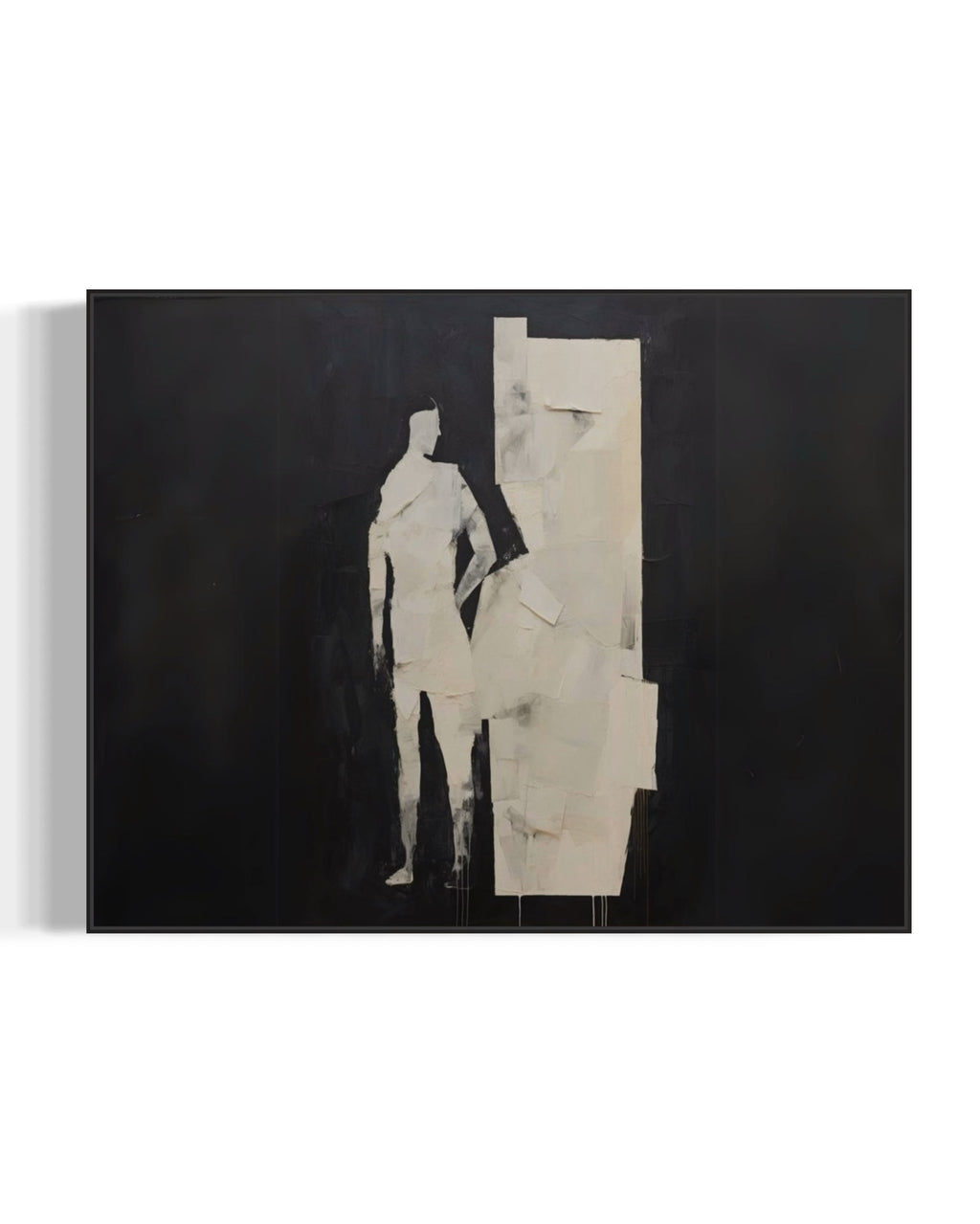 Cuadro abstracto 'Solo' – Óleo sobre lienzo