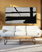 Cuadro abstracto 'Structure' – Óleo sobre lienzo