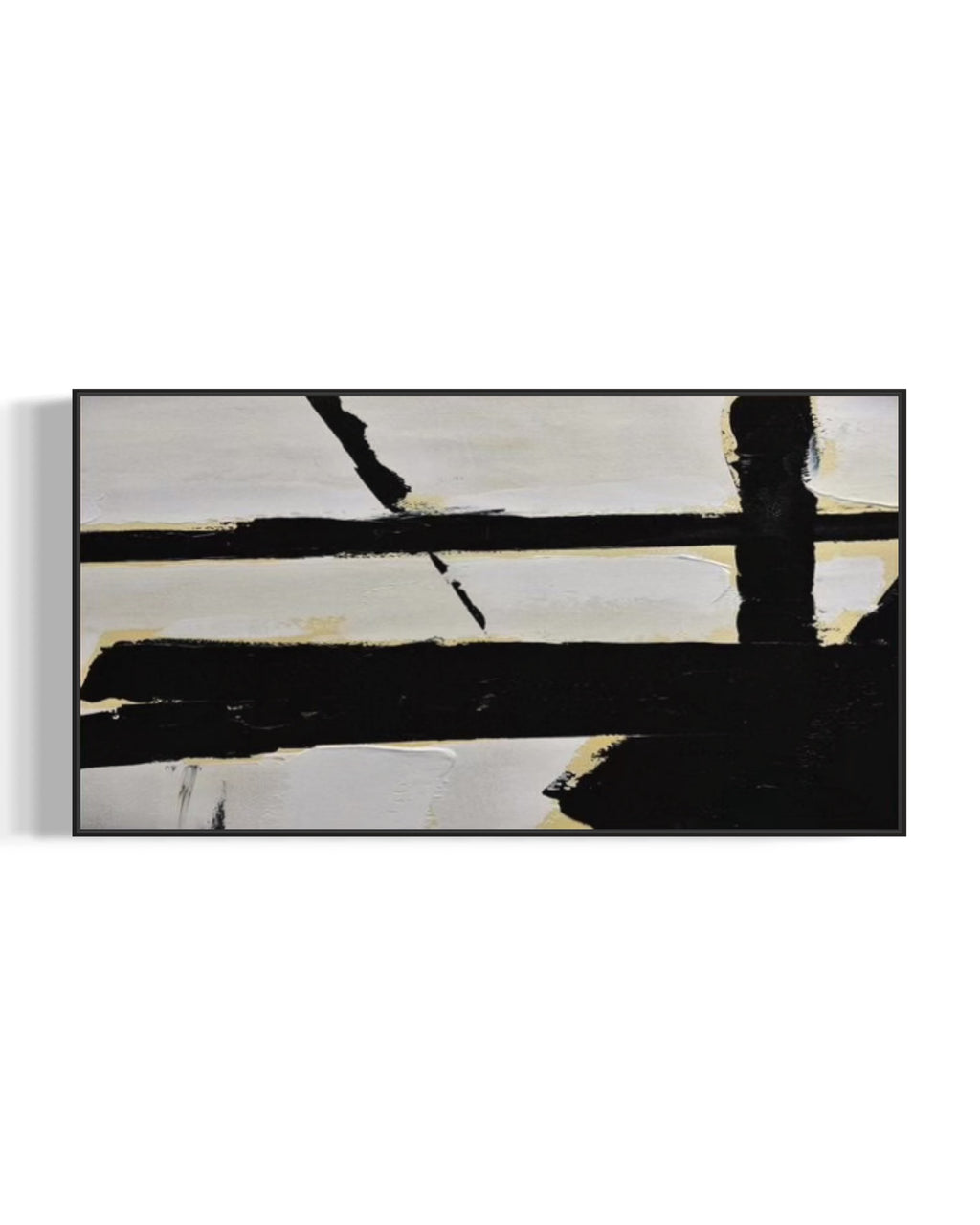 Cuadro abstracto 'Structure' – Óleo sobre lienzo