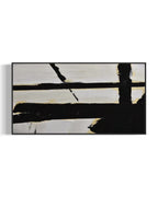 Cuadro abstracto 'Structure' – Óleo sobre lienzo
