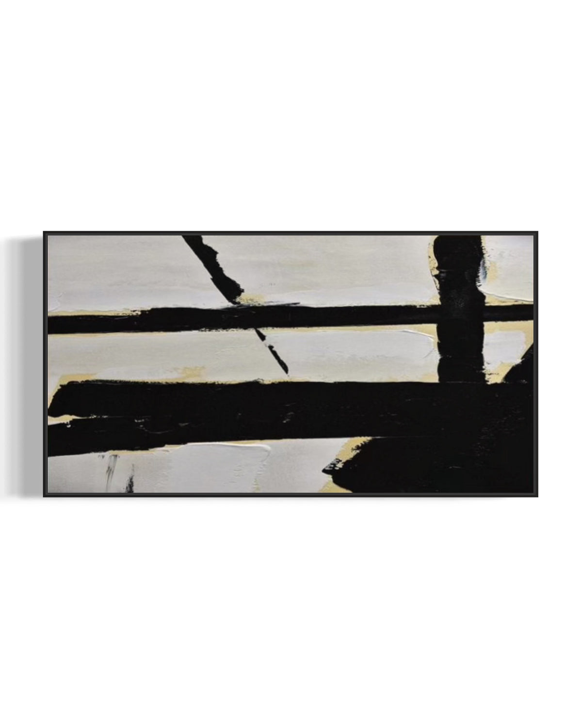 Cuadro abstracto 'Structure' – Óleo sobre lienzo