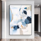 Obra de arte abstracto Japan óleo sobre lienzo Marte Gallery Llanogrande