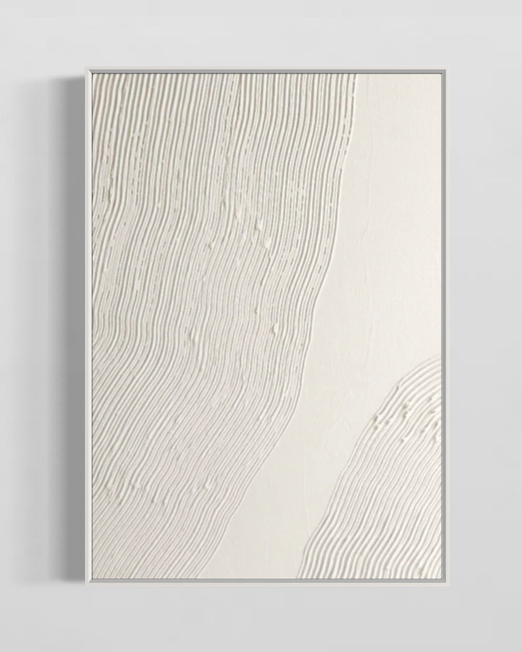Obra de arte abstracto White Texture 3 óleo sobre lienzo Marte Gallery Llanogrande