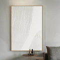 Obra de arte abstracto White Texture 3 óleo sobre lienzo Marte Gallery Llanogrande