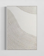 Obra de arte abstracto White Texture 7 óleo sobre lienzo Marte Gallery Llanogrande