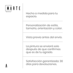Características y personalización de obras en Marte Gallery