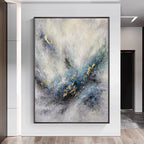Obra de arte abstracto Mountains óleo sobre lienzo Marte Gallery Llanogrande