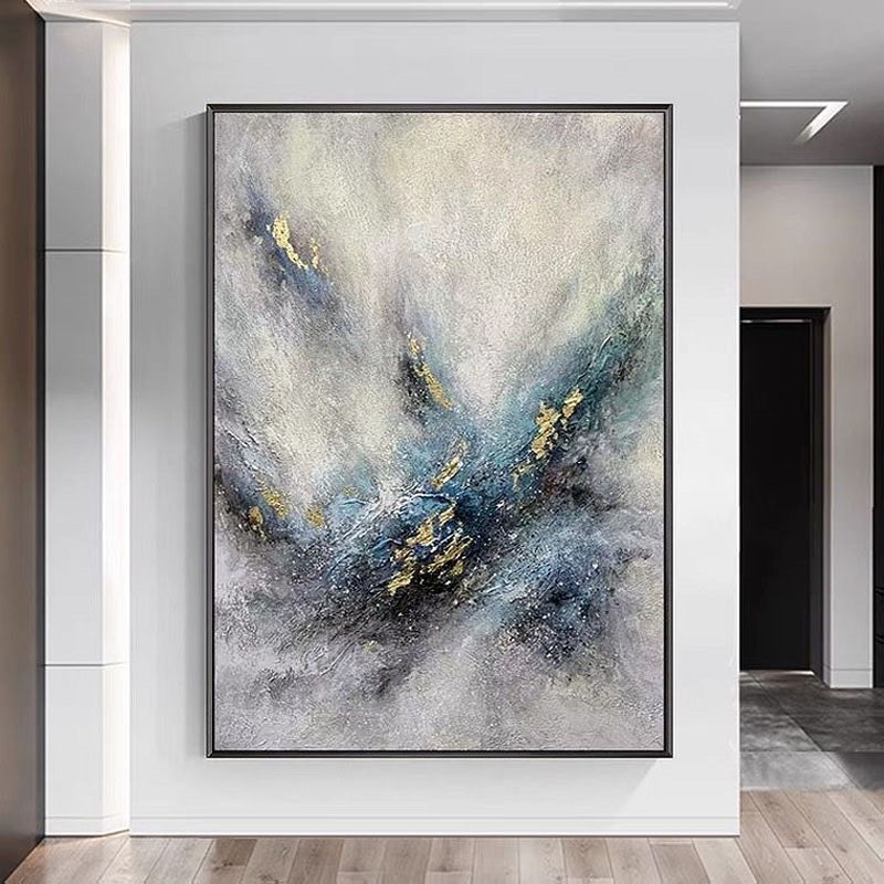 Obra de arte abstracto Mountains óleo sobre lienzo Marte Gallery Llanogrande