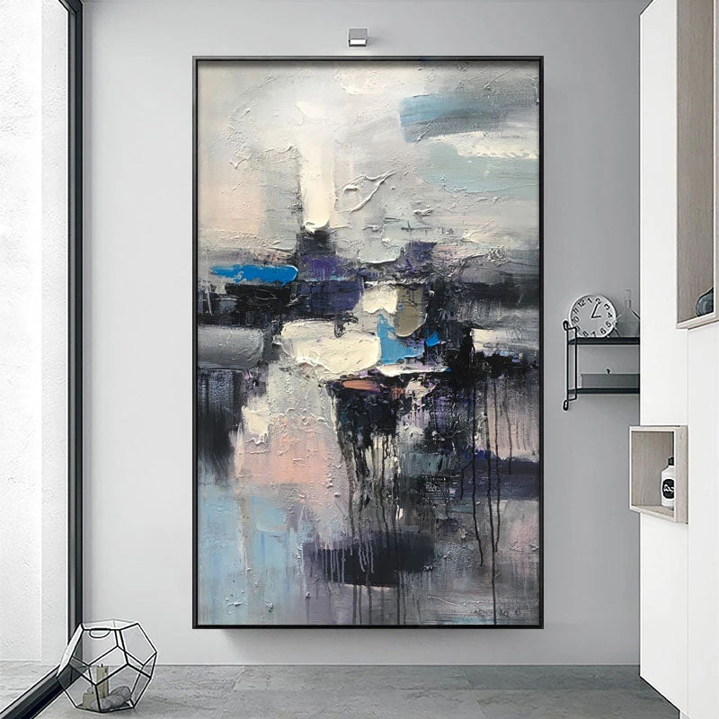 Obra de arte abstracto Nebulosa óleo sobre lienzo Marte Gallery Llanogrande