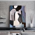 Obra de arte abstracto Nepomuceno óleo sobre lienzo Marte Gallery Llanogrande