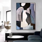 Obra de arte abstracto Nepomuceno óleo sobre lienzo Marte Gallery Llanogrande