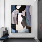 Obra de arte abstracto Nepomuceno óleo sobre lienzo Marte Gallery Llanogrande