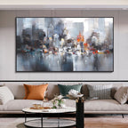 Obra de arte figurativo New York óleo sobre lienzo Marte Gallery Llanogrande