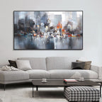 Obra de arte figurativo New York óleo sobre lienzo Marte Gallery Llanogrande