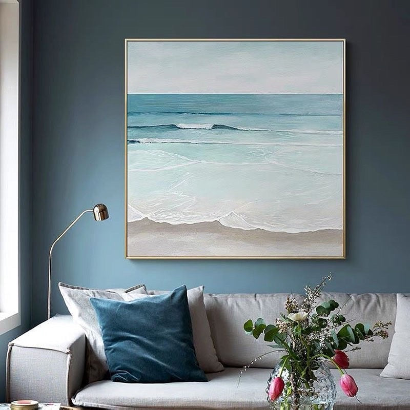 Obra de arte figurativo Pacific Ocean óleo sobre lienzo Marte Gallery Llanogrande