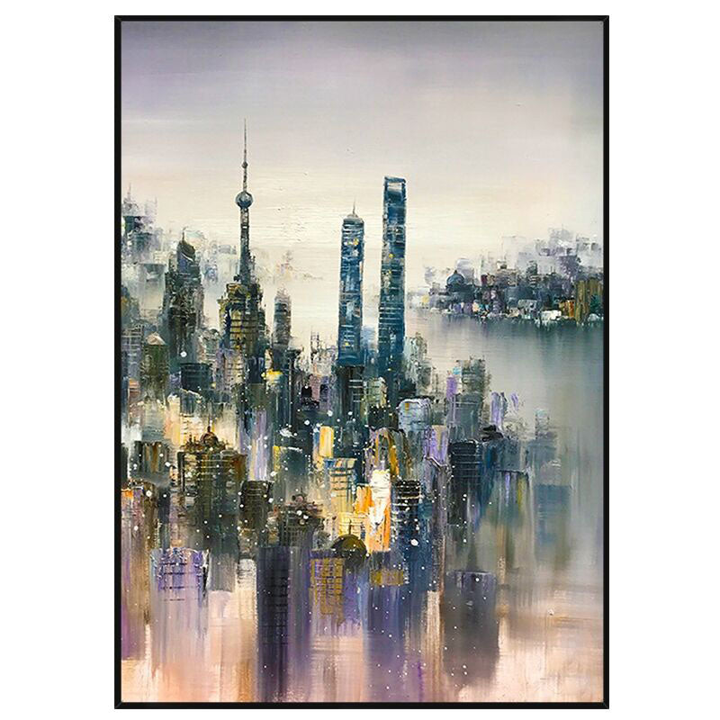 Obra de arte figurativo Obelisk óleo sobre lienzo Marte Gallery Llanogrande