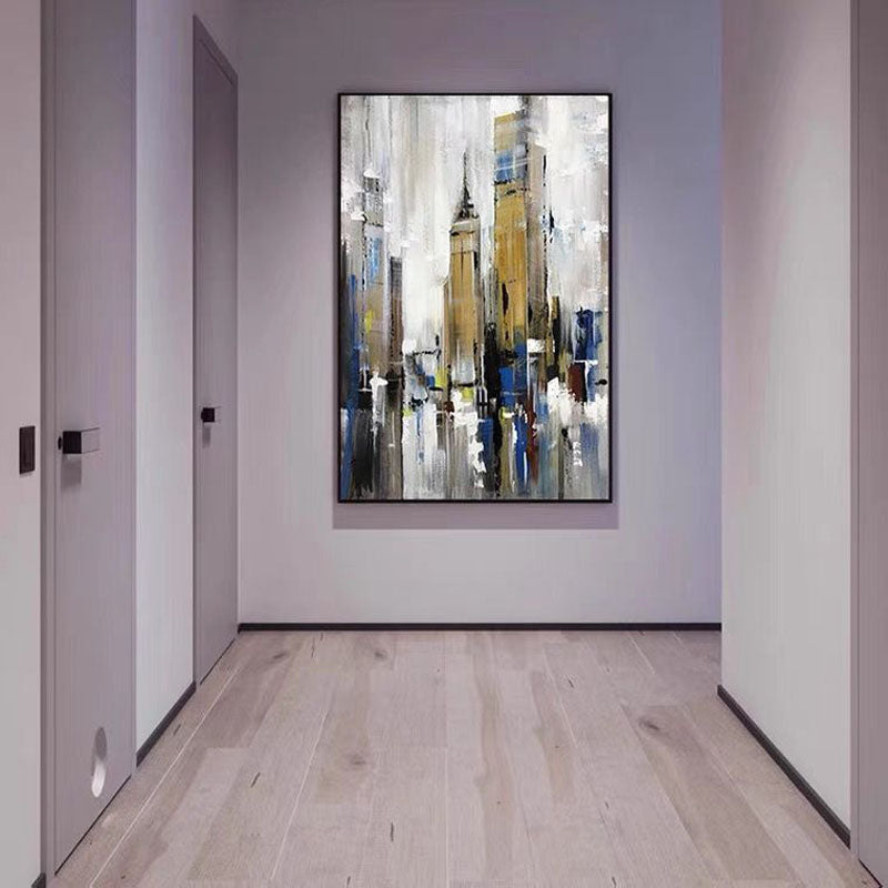 Obra de arte figurativo Paradise City óleo sobre lienzo Marte Gallery Llanogrande