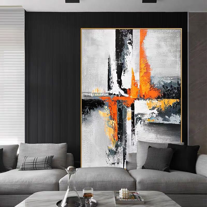 Obra de arte abstracto Lava óleo sobre lienzo Marte Gallery Llanogrande
