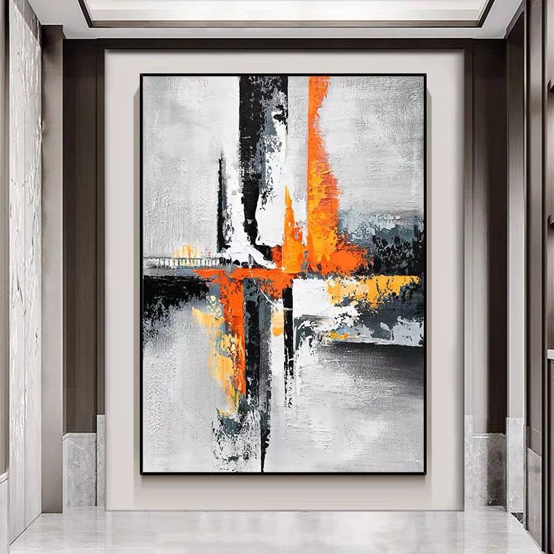 Obra de arte abstracto Lava óleo sobre lienzo Marte Gallery Llanogrande