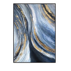 Obra de arte abstracto Rivers óleo sobre lienzo Marte Gallery Llanogrande