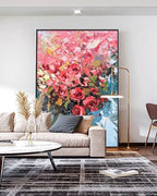 Obra de arte figurativo Roses óleo sobre lienzo Marte Gallery Llanogrande