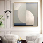 Obra de arte abstracto Sacred Geometry óleo sobre lienzo Marte Gallery Llanogrande