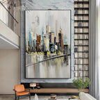 Obra de arte figurativo San Francisco óleo sobre lienzo Marte Gallery Llanogrande